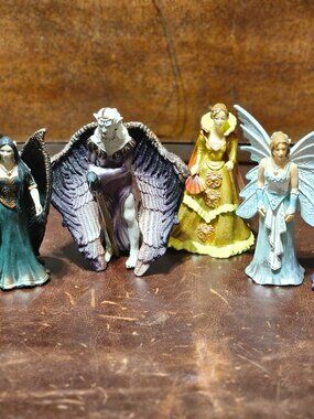 Vintage Schleich or Papo Elves, Fairies and Princesses Set of 6